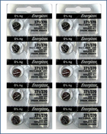 10 Energizer 371 - SR920SW Button Cell Battery