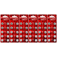 60 x AG13/LR44/A76 Alkaline button cell battery