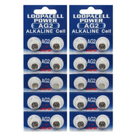 20 X LOOPACELL AG2 Alkaline Button Cell Batteries
