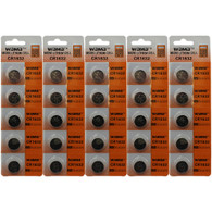 (25) CR1632 Button Cell Lithium Watch Batteries Battery