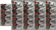 24 CR2032 Maxell LITHIUM BATTERIES NEW holographic packaging