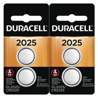 4 Pack Duracell CR2025 3 Volt Battery ECR2025 CR 2025 DL2025