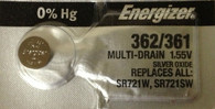 Energizer 361 362 Silver Oxide Watch Batteries SR721SW SR58