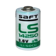 Saft LS14250 - 1/2 AA 3.6 Volt Primary Li-SOCl2 Lithium Battery Cell (Same as LS14250C) *Made In France*