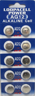 Maxell LR43 Batteries Pack of 10 Replaced by Loopacell