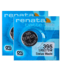 Fresh New 2 Pc Renata OEM Replacement Battery Cell 395 SR927SW