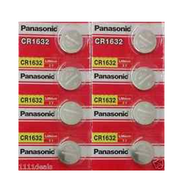 8pcs Panasonic CR1632 CR 1632 3v Coin Lithium Battery, REMOTE KEYLESS ENTRY TRANSMITTER FOB Battery