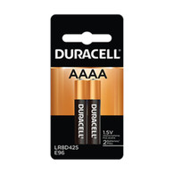 Duracell MX2500B2PK Photo Batteries, Size AAAA (2 Batteries)