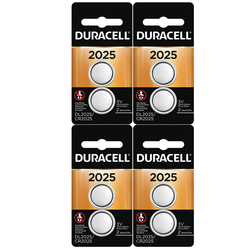 Duracell 2025 Coin Button Batteries, 2 Count