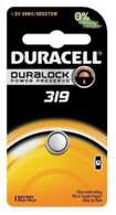 Duracell D319 Silver Oxide 1.5V Watch/Electronic Battery