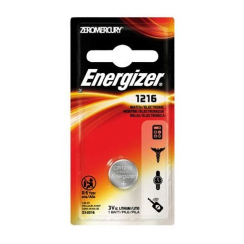 Energizer 1216 Lithium 3.V Zero Mercury Watch/Electronic Battery