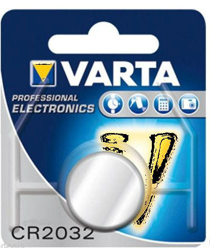 230 mAh CR2032 3 Volt 5er-Pack Varta Electronics Lithium Knopfzelle 