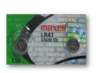2 of AG3/LR41 Alkailine Maxell Button Cell Watch Battery