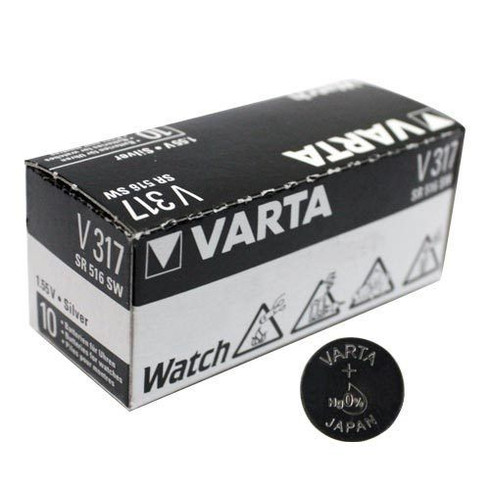 Varta Knopfzellen V317 – 5er Pack – Perfekt Für Uhren Und Kleingeräte
