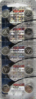AG13 10 pack MAXELL LR44 357 button cell battery