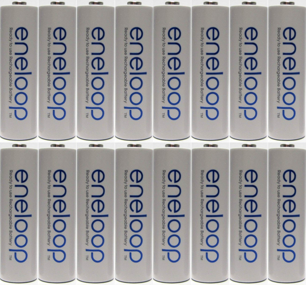 10 Pack Panasonic Eneloop AAA 4th generation 800mAh, Min. 750mAh NiMH  Pre-Charged Rechargeable Batteries + Free Battery Holder 