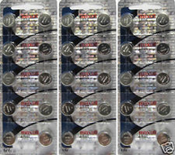 Maxell LR44 - A76 Alkaline Button Battery 1.5V 30 pk.