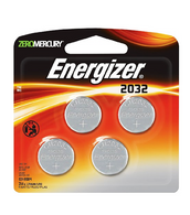 Energizer 2032BP-4 3 Volt Lithium Coin Battery - Retail Packaging (Pack of 4)