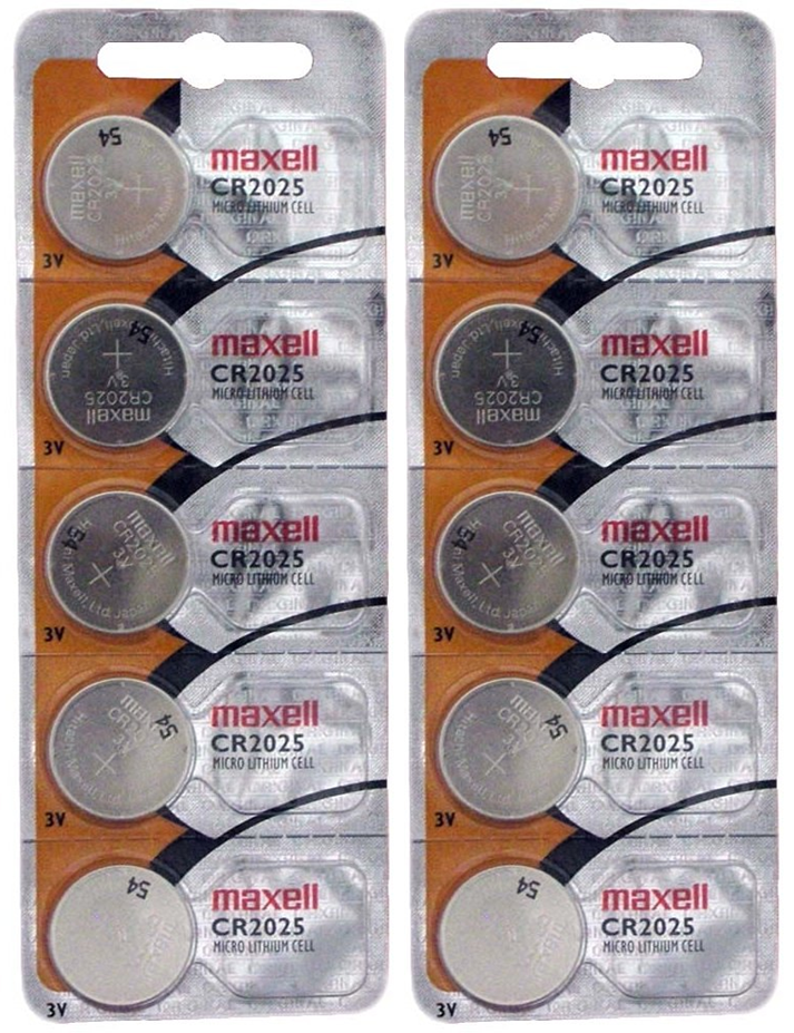 Concurso Por favor pagar 10pc Maxell 3V Lithium Coin Cell Battery CR2025 Replaces DL2025