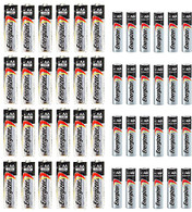 COMBO 24x AA + 24x AAA Energizer Max Alkaline E91/E92 Batteries Made in USA Exp. 12/2030 or later ((Bulk Packaging)