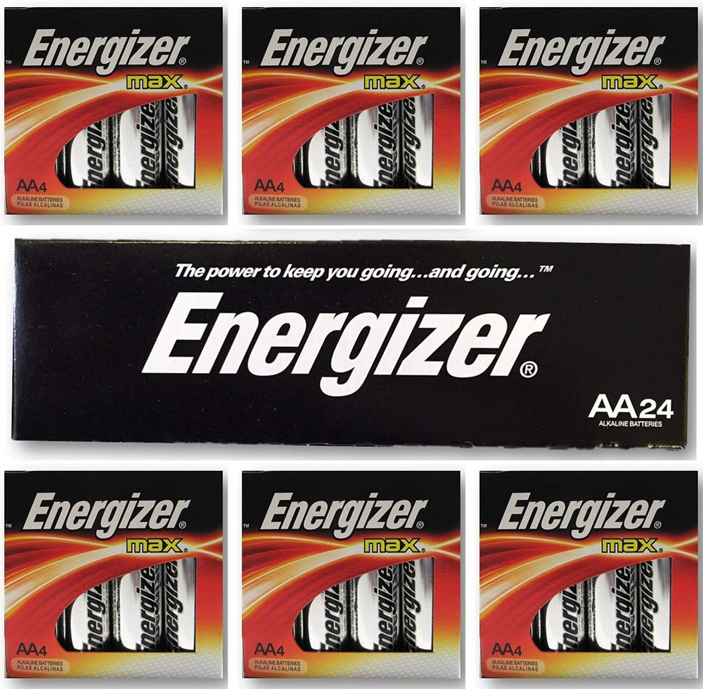 Energizer AA Batteries Double A Max Alkaline Battery, 24 Count