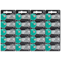 Murata 397 (SR726SW) Coin Cell Silver Oxide Batteries x 20- Replaces Sony