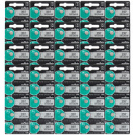 100 pcs Murata SR726SW 397 Silver Oxide Watch Battery Made in Japan- Replaces Sony