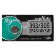 one (1) Murata Replaces Sony 393 Silver Oxide Batteries (SR48W )