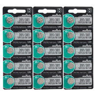 391/381 Murata Watch Batteries SR1120W/SR1120SW 15 Batteries - Replaces Sony