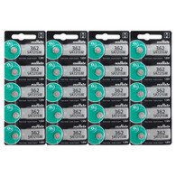 362 Murata SR721SW Silver Oxide Watch / Electronic Battery 20 Pcs, Replaces Sony