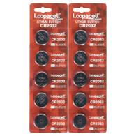10 Pack Lithium Coin Battery - 3 Volt - For Keyless Entry and Remote Controls - CR2032 Size - Premium Quality Brand