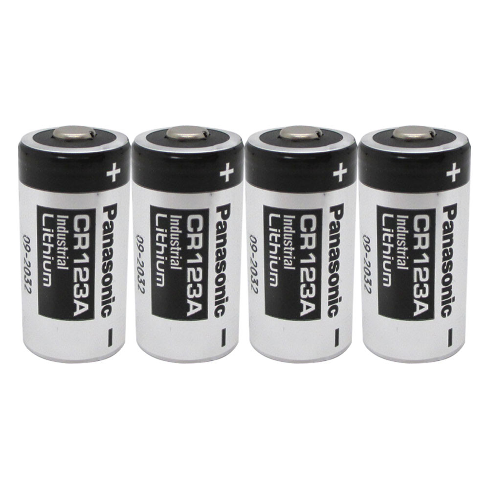 CR123A Battery Replacement (for Motion, Glassbreak, and Entry Sensors)4pk 
