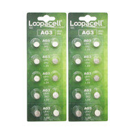  LOOPACELL AG3 LR41 392 1.5V Alkaline Watch Battery x 20
