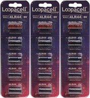  15 Loopacell Alkaline Battery 6V A544 4LR44 PX28A