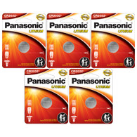 Panasonic CR2032 DL2032 ECR2032 Lithium 3V Coin Cell Battery, 5 pack