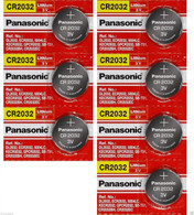 Panasonic CR-2032 Lithium Button Battery for Watches and Small Electronic 7 Pack