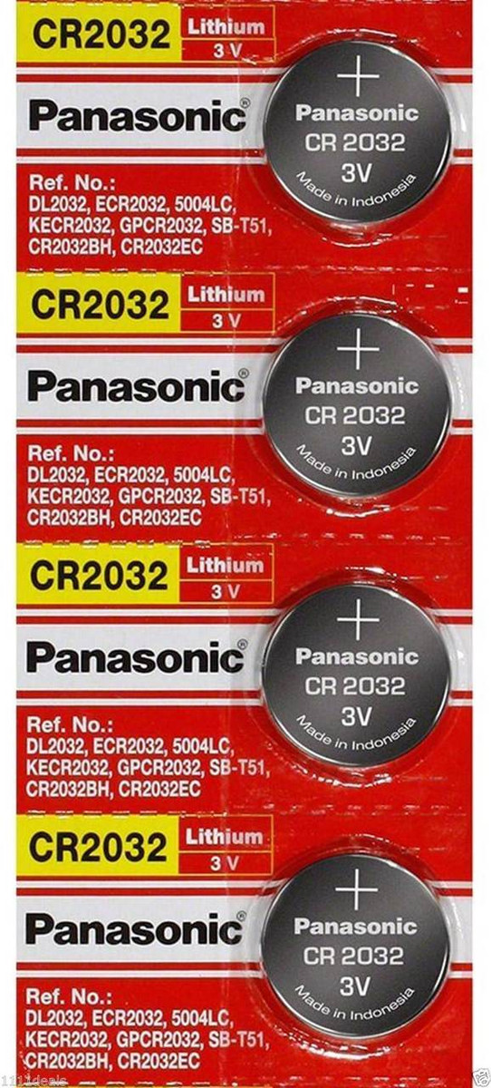 Duracell CR 2032 Lithium Battery 3 Volt 4-Pack