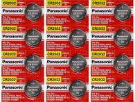 CR2032 Lithium Batteries For Keyless Entry and Remote Control By Panasonic X 12