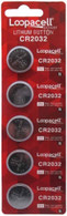 Loopacell 2032 Battery CR2032 Lithium 3v (1 Pack of 5)