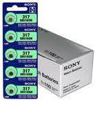 Sony 317 Silver Oxide Watch Battery 100Pk