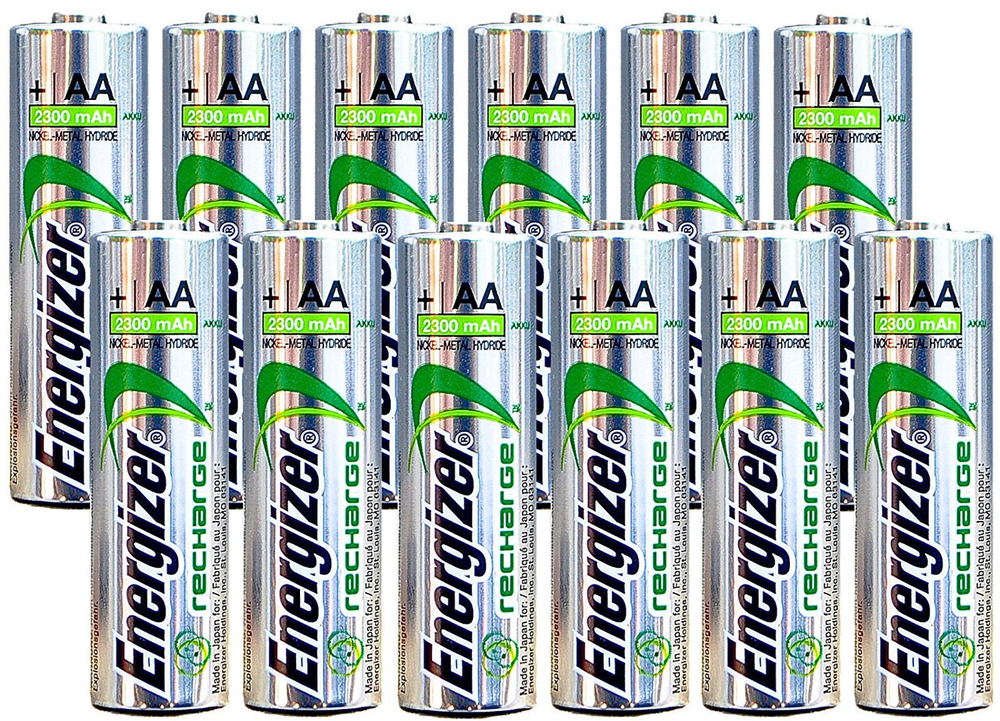 Energizer Recharge Power Plus AA 2300 mAh Rechargeable Batteries,  Pre-Charged 24 pk. 