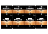 Duracell Ultra CR2 3v Lithium Photo Battery DL-CR2 8 Pack
