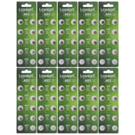 100 Pack LOOPACELL AG3 LR41 392 SR41SW 384 192 V384 V392 D384 D392 280-13 Alkaline Button Cell Battery