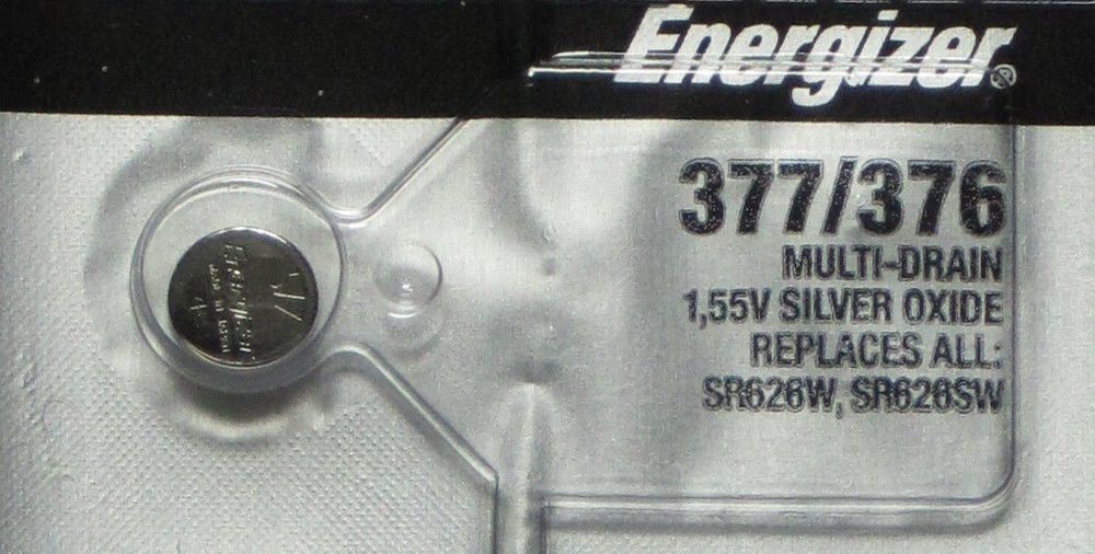 Energizer 1.5V 377 Silver Oxide Button Cell Battery - 1pc Blister Pack ...