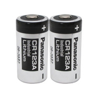 Panasonic CR123A 3V Long Lasting Lithium Batteries - 2 Pack
