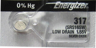 Energizer 317 Button Cell Silver Oxide SR516SW Watch Battery