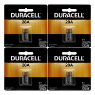 Duracell Medical 28A Alkaline Battery 6V, 4 Count