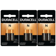 Duracell MN9100B2PK Home Medical Battery, Size N (2 Batteries) - Pack of 3