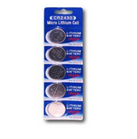 CR2430 Lithium Button Cell batteries, 5-Pcs Card 