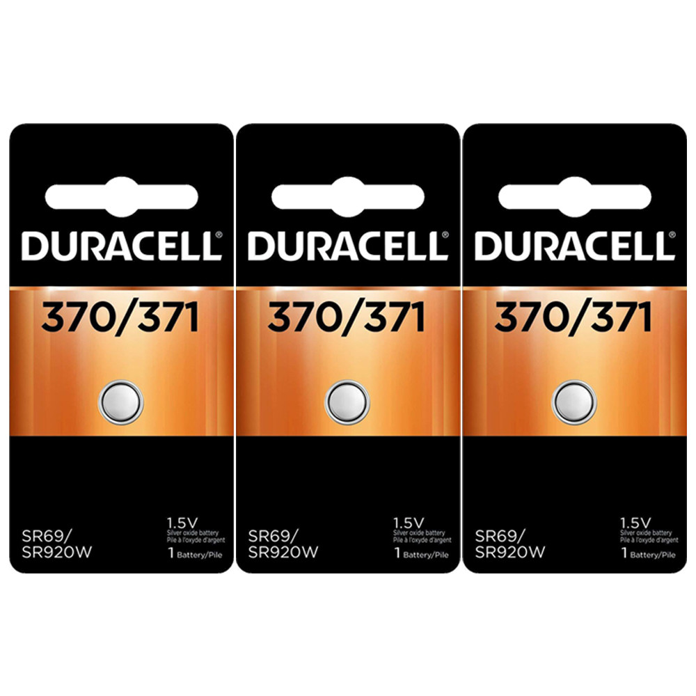 3 Duracell 370 371 Batteries Replacement for 370 370 371 71